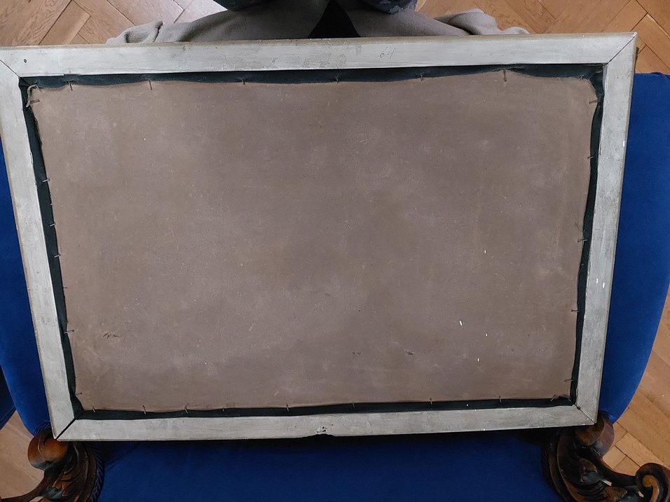 Altın İşlemeli Karanlık Zeminli Hat Tablosu - Görsel 4