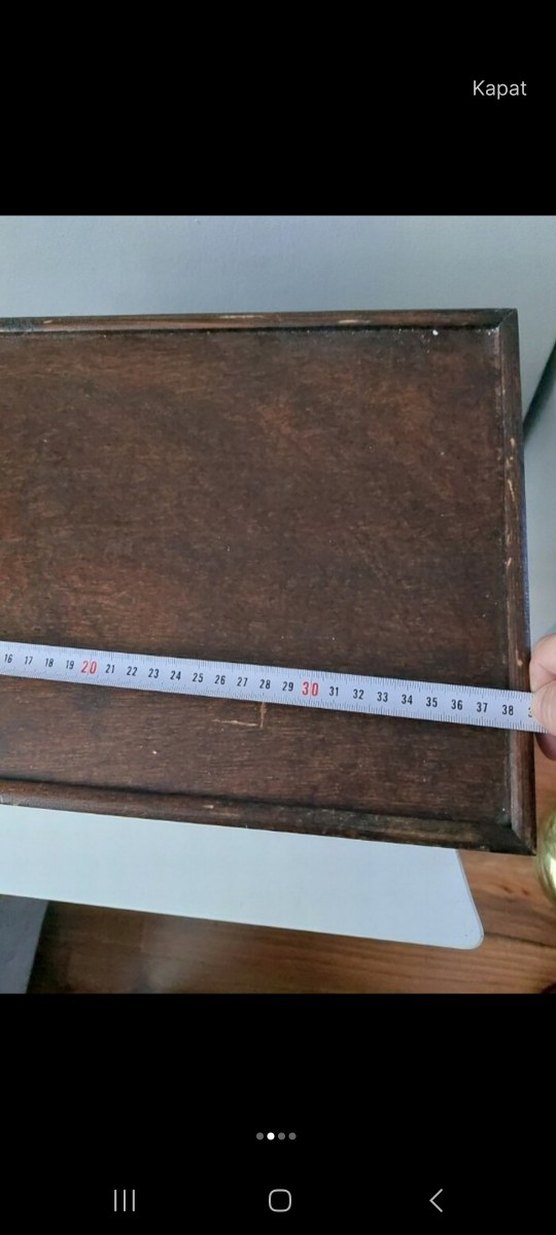 Kahverengi Ahşap kutu - Görsel 2