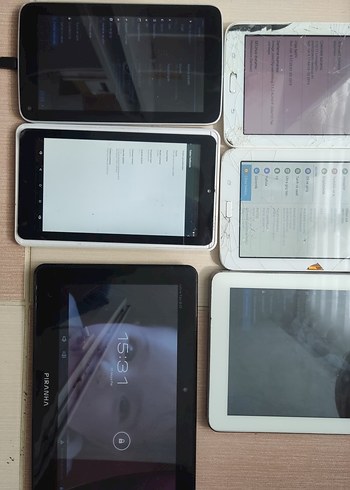 6 ADET ÇALIŞAN ESKİ MODEL TABLET AÇIKLAMA OKUYUNUZ