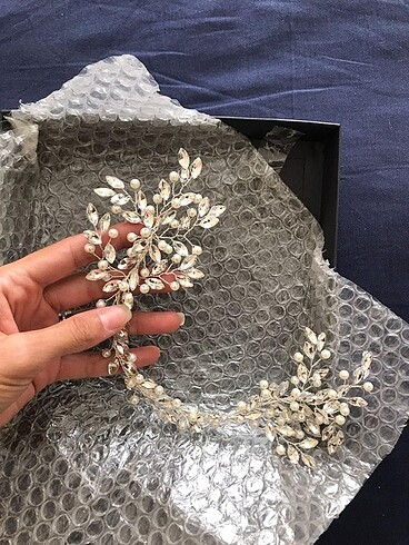 Beden beyaz Renk Gelin saç tacı