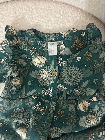 9-12 Ay Beden yeşil Renk H&M tulum