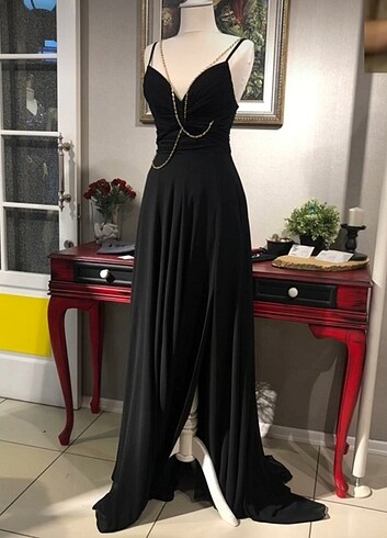 Diğer Siyah şifon abiye
