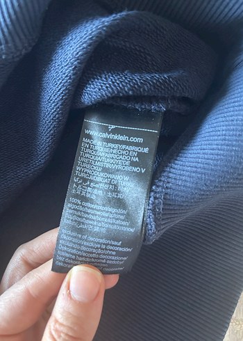 Unisex Calvin Klein Kapüşonlu Sweatshirt - Görsel 3