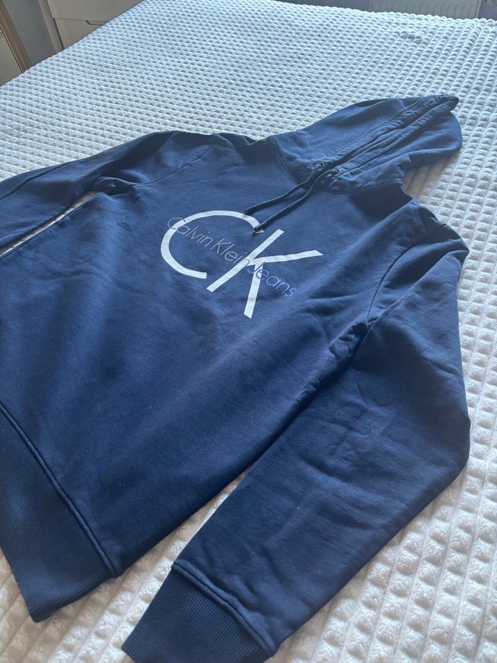 Unisex Calvin Klein Kapüşonlu Sweatshirt - Görsel 2