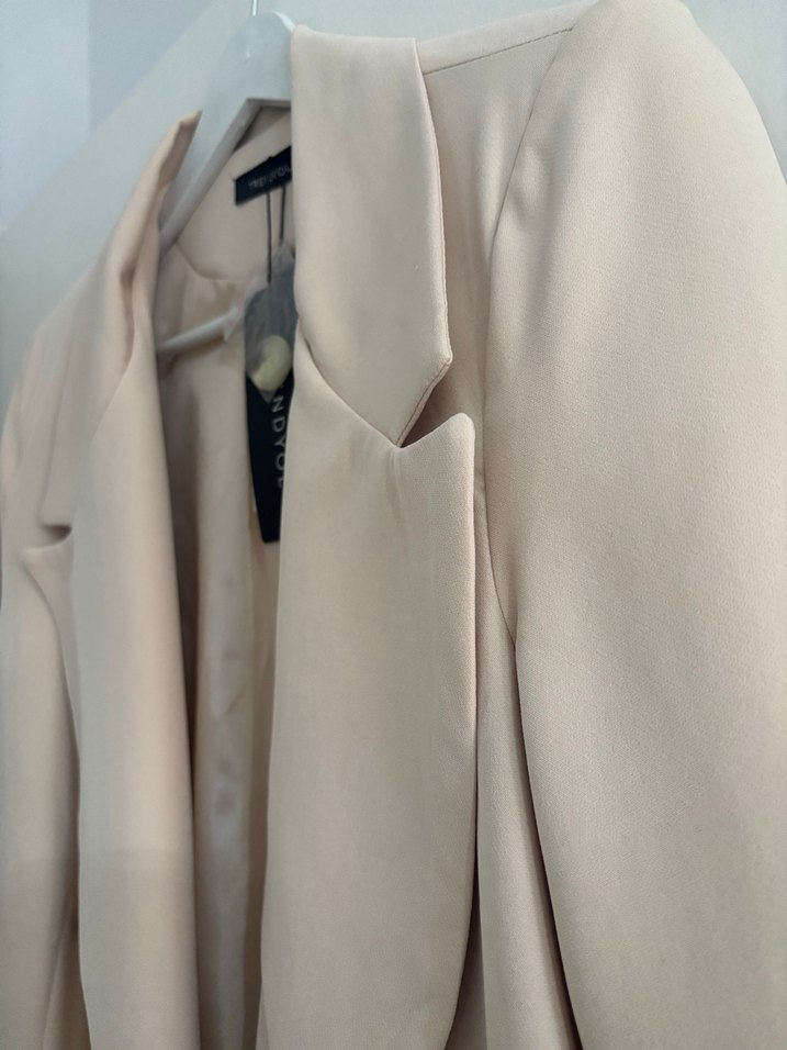 Kadın Midi Ceket Düğmeli - Görsel 3