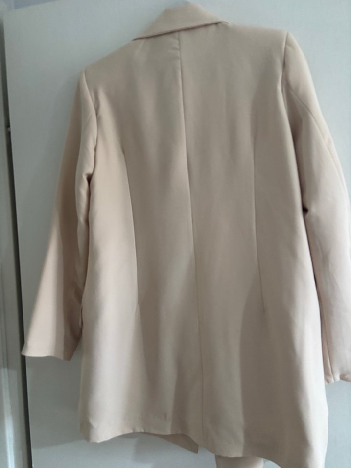 Kadın Midi Ceket Düğmeli - Görsel 4