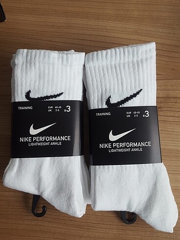 6 çift Nike tenis boy çorap