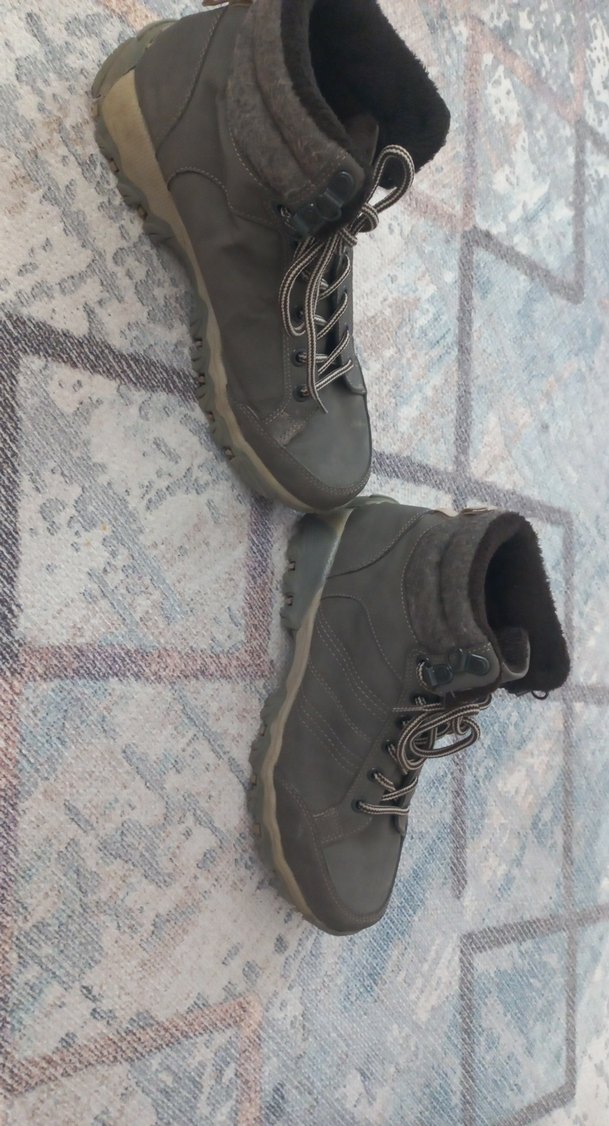 Gri Erkek Spor Ayakkabı Bağı - Görsel 2