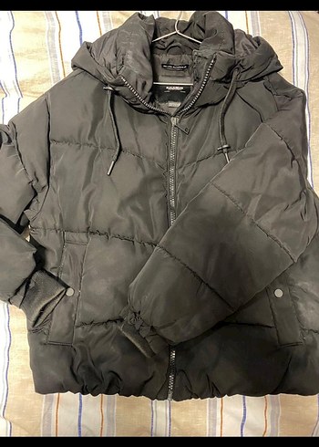Pull Bear siyah mont