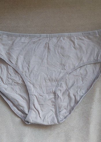 46 Beden Kadın Bej Battal Külot 2'li Set 3XL Beden