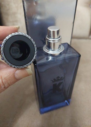 Orijinal Dolce&Gabbana K Erkek Parfümü Boş şişe ve kutusu - Görsel 2