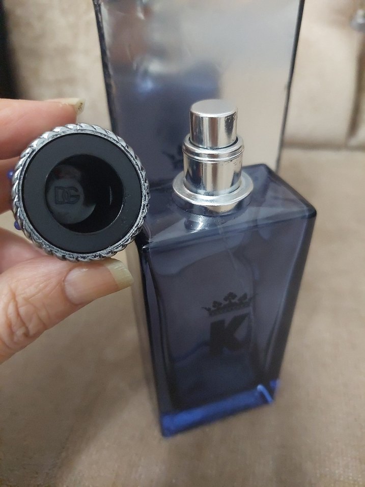 Orijinal Dolce&Gabbana K Erkek Parfümü Boş şişe ve kutusu - Görsel 2