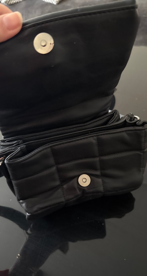 Mango Deri Kapaklı Kadın Omuz Çantası - Görsel 2