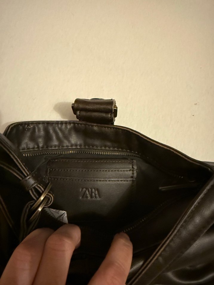 Zara eskitme deri çanta - Görsel 4