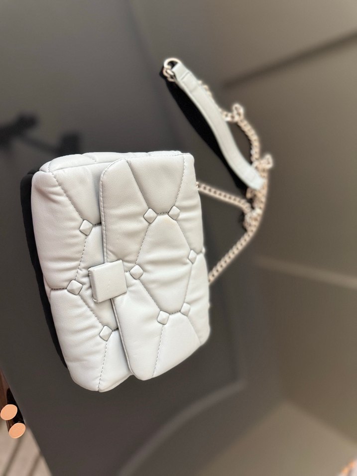 Orijinal zara 
Açık mavi Deri Kadın Çanta - Görsel 3