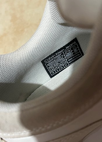Calvin klein beyaz spor ayakkabı - Görsel 6