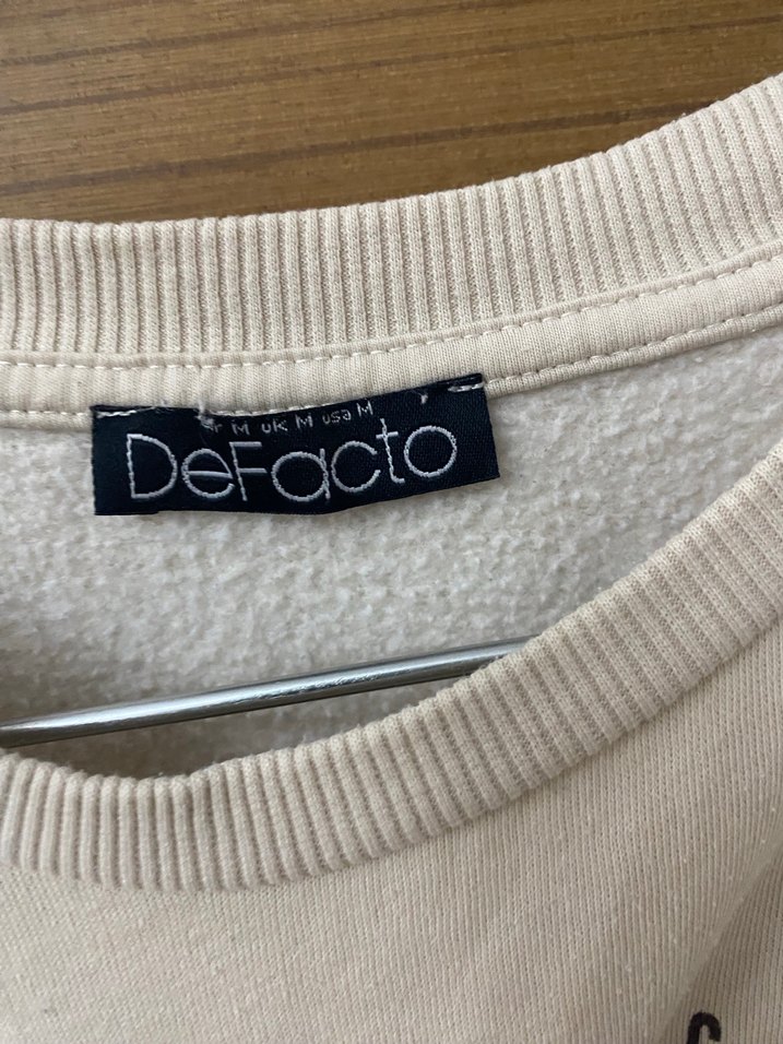 Beyaz NYC Baskılı Kadın Sweatshirt - Görsel 4