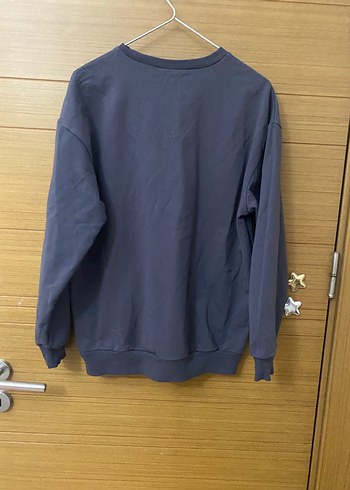 Mavi Baskılı Kadın Sweatshirt - Görsel 4