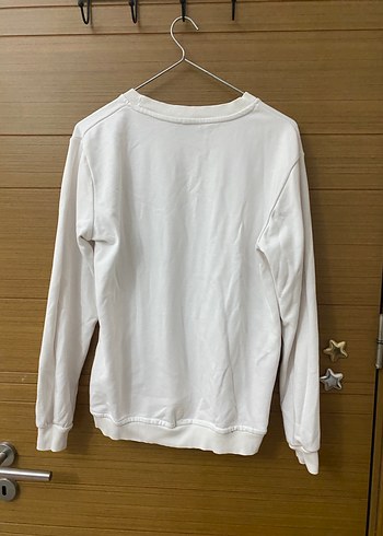 adidas Beyaz Erkek Sweatshirt Uzun Kollu - Görsel 4