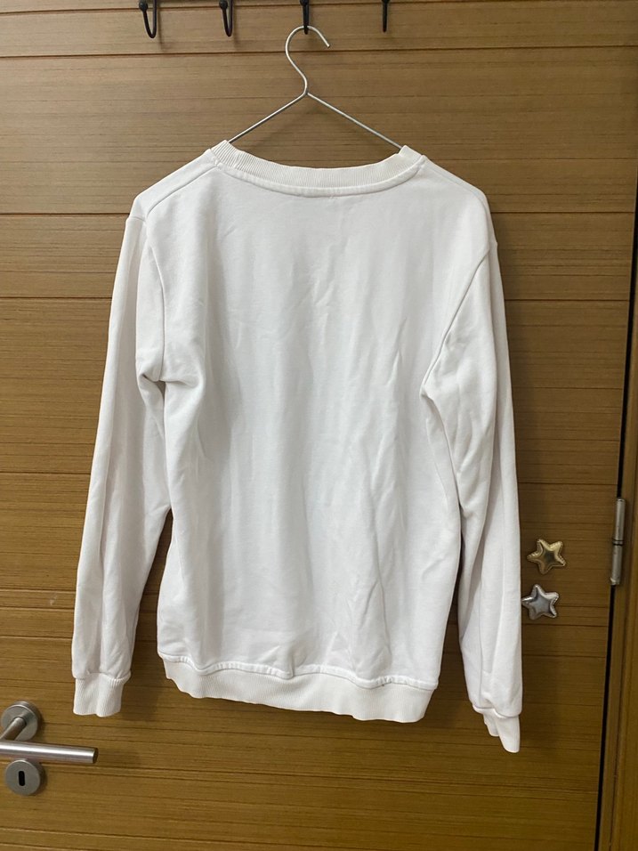 adidas Beyaz Erkek Sweatshirt Uzun Kollu - Görsel 4