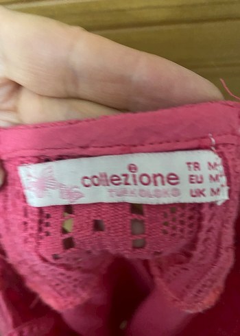 Dantel Detaylı Pembe Bohem Midi Elbise - Görsel 7