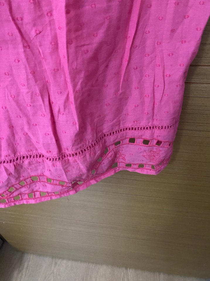 Dantel Detaylı Pembe Bohem Midi Elbise - Görsel 3