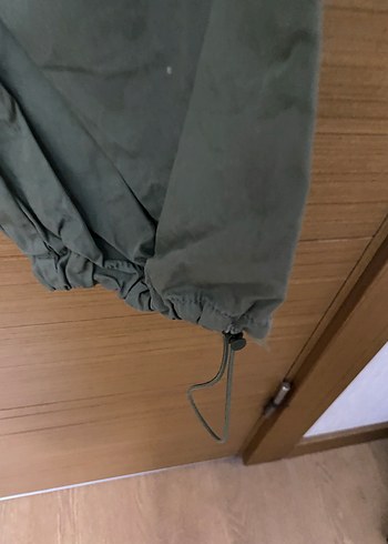 Kadın Haki Keten Kemerli Rahat Pantolon - Görsel 9