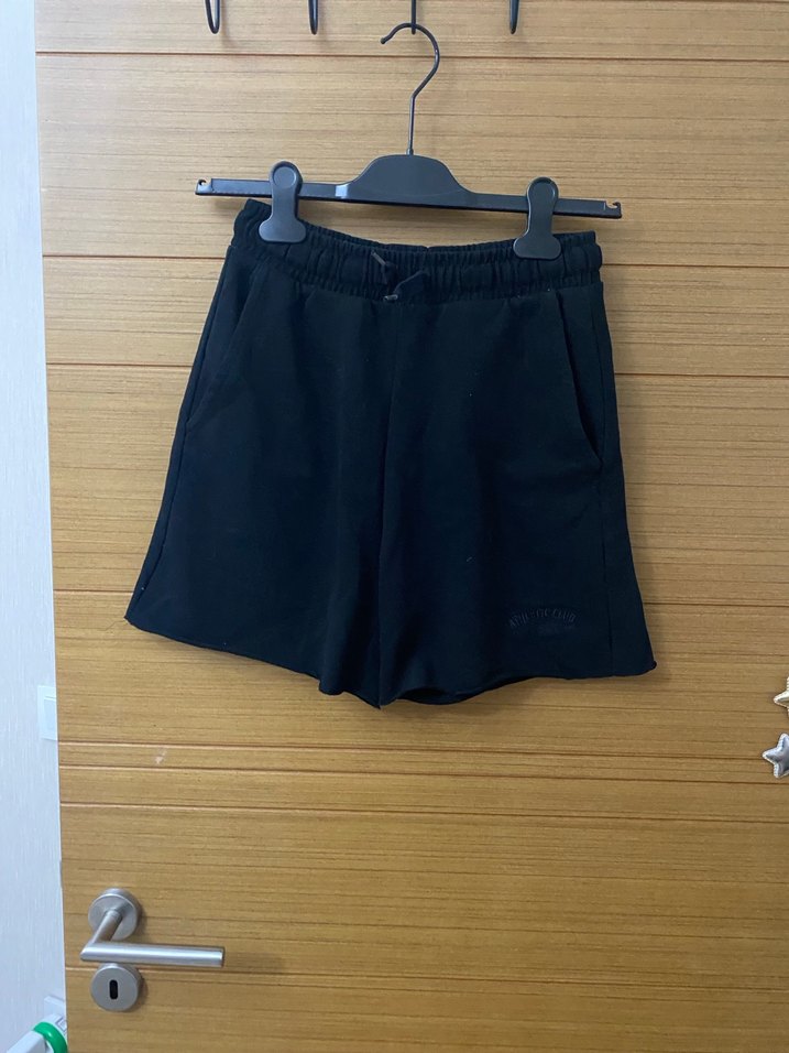 Siyah Mini Spor Şort - Görsel 2