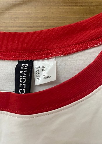 Beyaz Kısa Kollu Baskılı Kadın Tişört - Görsel 2