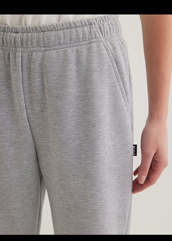 Gri Rahat Kesim Kadın Eşofman Altı - Görsel 3