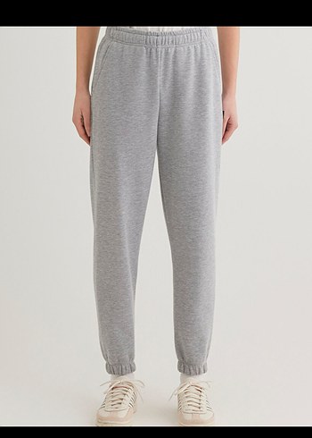 Gri Rahat Kesim Kadın Eşofman Altı - Görsel 2