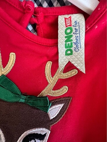 24-36 Ay Beden Denokids yılbaşı elbisesi 2-3 yaş