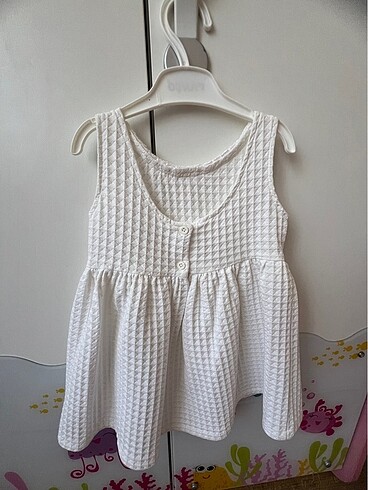 LC Waikiki LCW beyaz elbise 12-18 ay