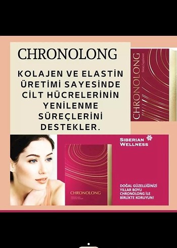 Diğer Chronolong Kadınlar İçin Doğal Anti-Aging Serum
