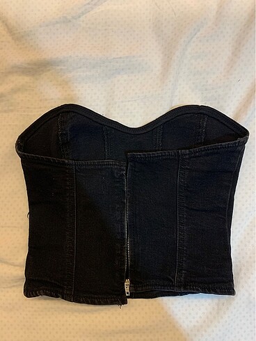 Denim crop top