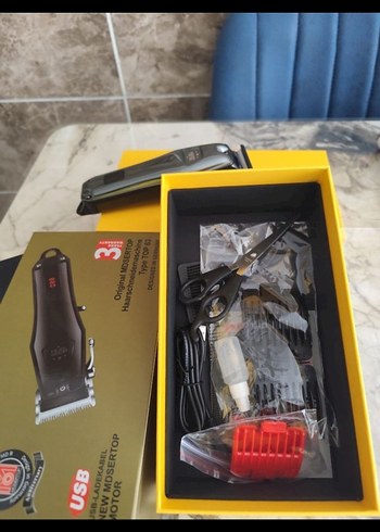 Diğer MDsertop USB Şarjlı Siyah Saç Kesme Makinesi