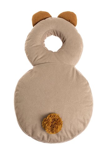 Nakışlı Camel Rengi Çocuk Yastığı kafa koruyucu