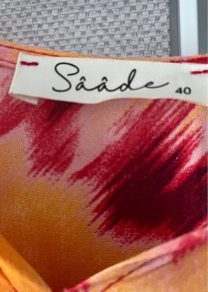 Saade marka tesettür elbise - Görsel 3