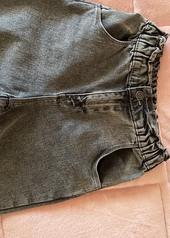 10 Yaş Beden Gri kız çocuk Denim Regular Fit Jean