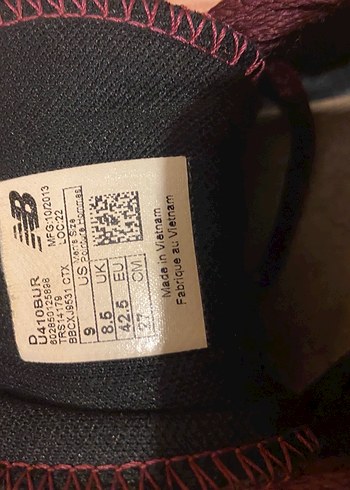 New Balance 410 Bordo Erkek Spor Ayakkabı - Görsel 3