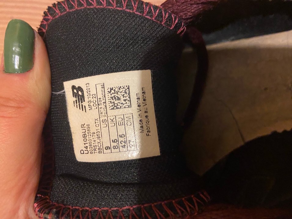 New Balance 410 Bordo Erkek Spor Ayakkabı - Görsel 3