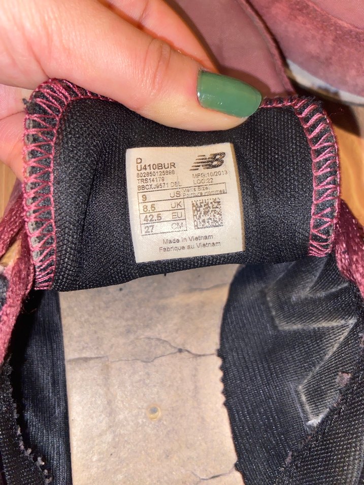 New Balance 410 Bordo Erkek Spor Ayakkabı - Görsel 5