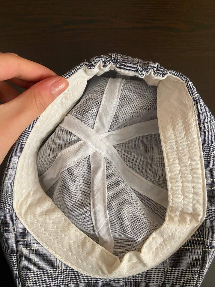 Kadın Ekoseli Şapka - Görsel 3