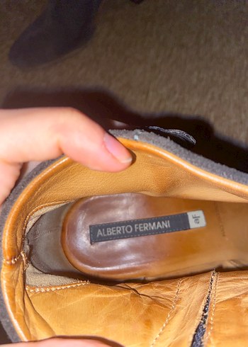 Alberto Ferman Gri Süet Kadın Dolgu Topuklu Bot - Görsel 3