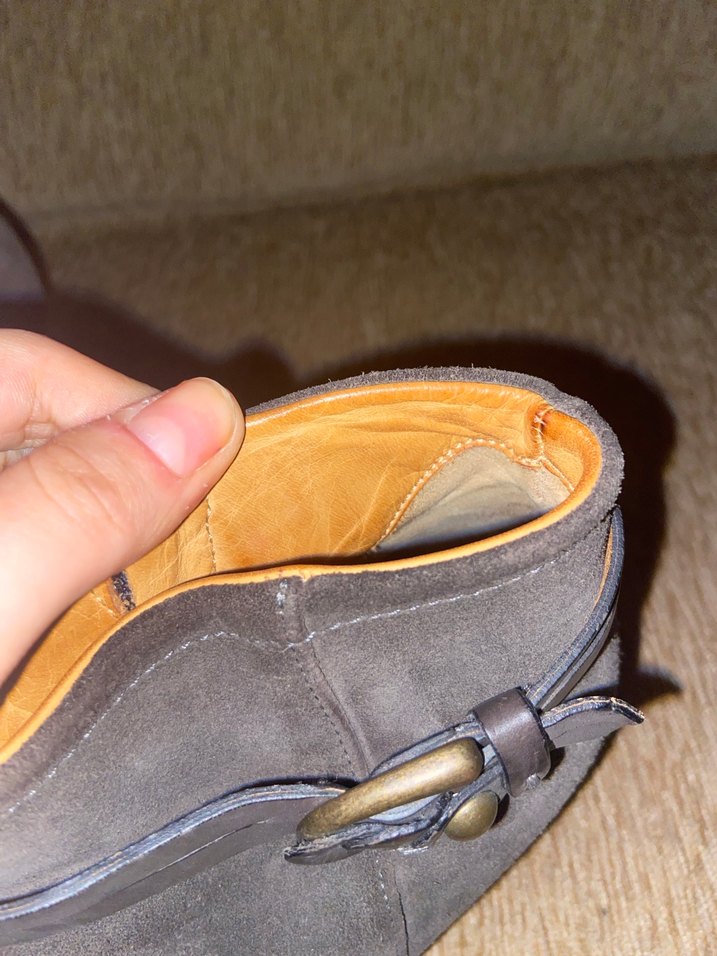 Alberto Ferman Gri Süet Kadın Dolgu Topuklu Bot - Görsel 5