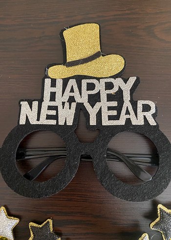 Renkli Mutlu Yıllar Gözlükleri Yeni Yıl Süsü - Görsel 4