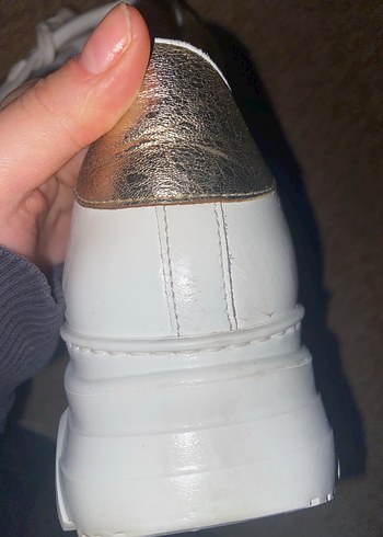 Vakko Kadın Beyaz Spor Ayakkabı - Görsel 4