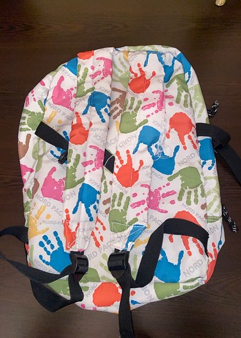 Renkli Baskılı Kadın Sırt Çantası - Görsel 2