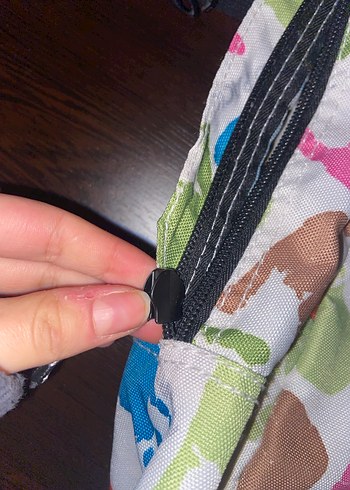 Renkli Baskılı Kadın Sırt Çantası - Görsel 4