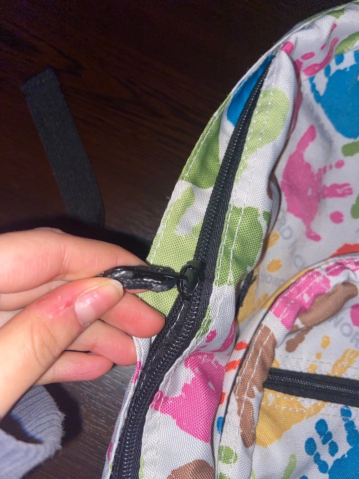 Renkli Baskılı Kadın Sırt Çantası - Görsel 5